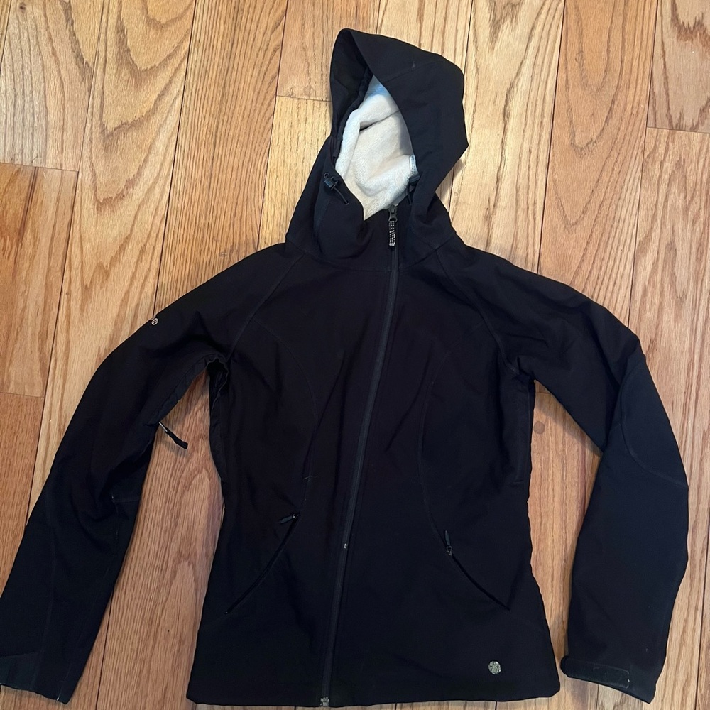 Burton Women's fur lined Black Hooded Jacket